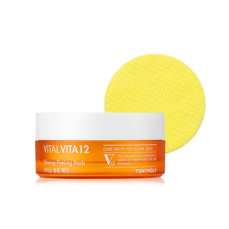 Корейская косметика Vital Vita 12 сияющие пилинг колодки 50 шт. маска - Цена: 1 592,52 руб.