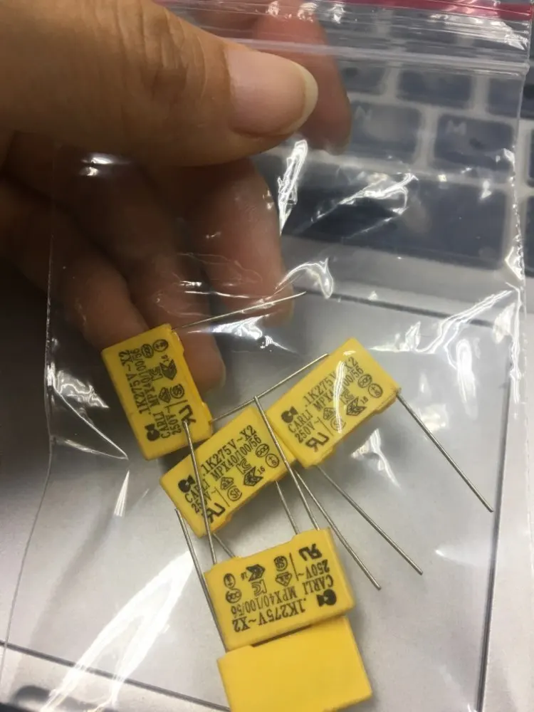 Condensateur sécurité Polypropylène Film 0.22uF 275V AC X2 10Pcs.[Z918] - Bricolage