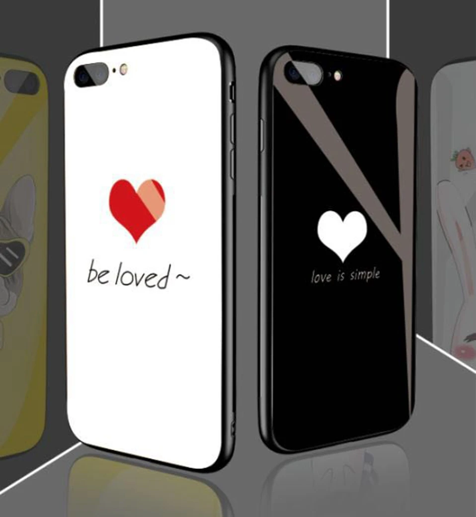 Reaoom Luxury Case for Huawei P20 Pro Case Cute Back Tempered Glass Case for Huawei P20 Lite P10 Plus Mate 10 Pro Cover Funda    (1)