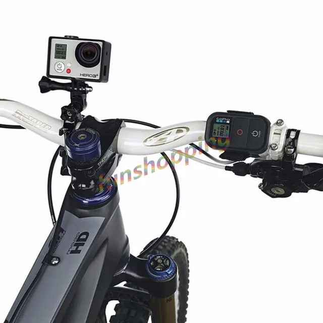 For Gopro Accessories Bike Bicycle Motorcycle Mount Handlebar Mount Adjust Tripod for Go Pro Hero 3+ 4 5 Xiaomi Yi II 4K Sjcam S