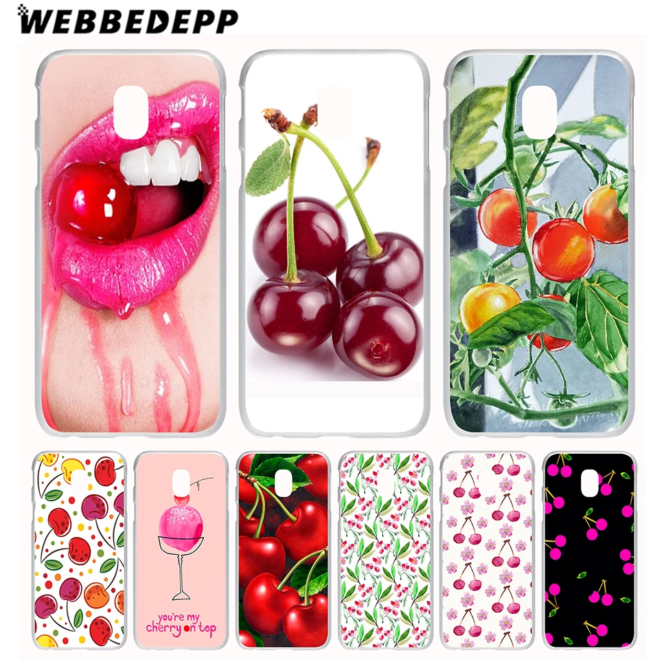 

WEBBEDEPP Green cherry fruit of food cherry Phone Case for Galaxy J1 J2 J3 J5 J6 J7(2015/2016/2017/2018 Prime) EU US Version
