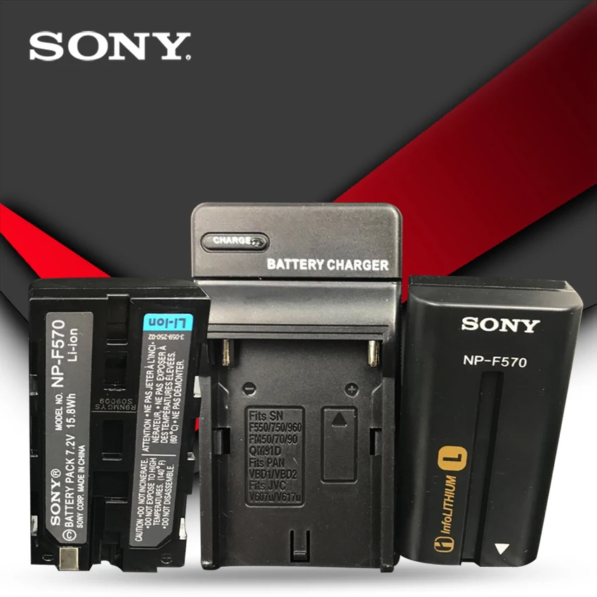 Комплект из 2 предметов sony NP-F570 Батарея NP F570 F550 F530 NPF570 F550 F530 CCD-SC55 CCD-TRV81 DCR-TRV820K AL-126 AL-160 AL-198 AL-198