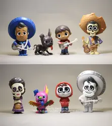 Disney Coco фильм 8 шт./компл. 6-9 см фигурка модель аниме мини украшение ПВХ Коллекция фигурка игрушка модель для детей