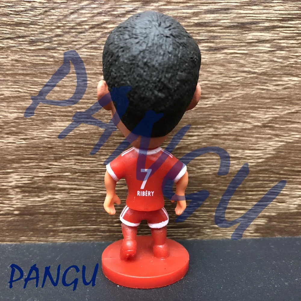 Soccerwe dolls football stars RIBERY 7#red Movable joints resin model toy action figure dolls collectible gift 