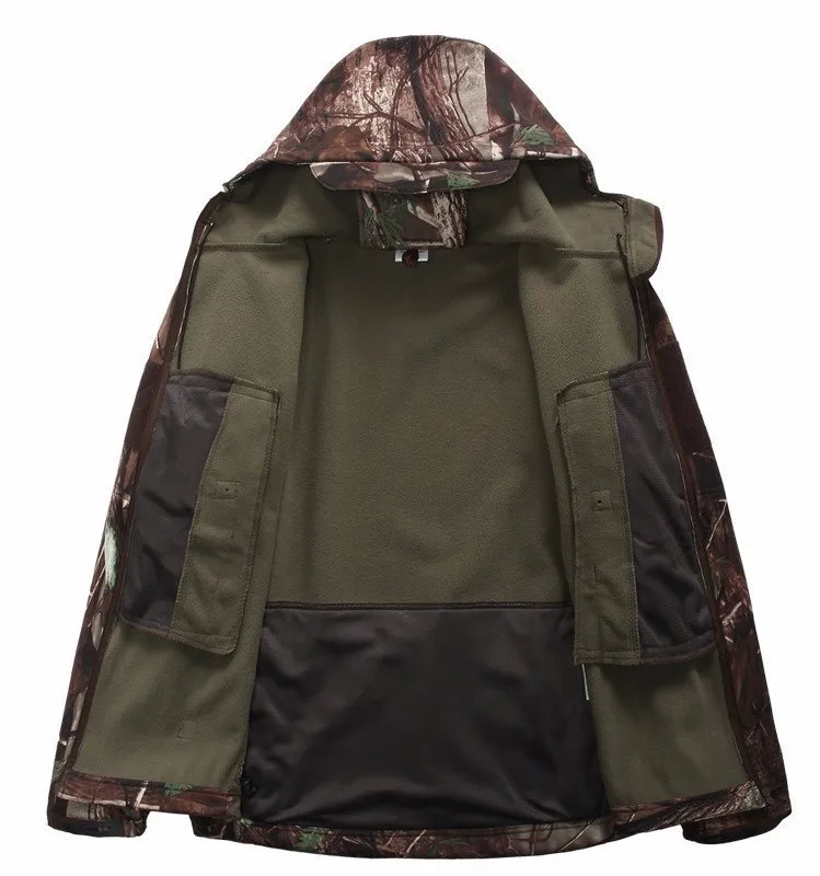 TAD Softshell, тактическая куртка с капюшоном для улицы, комплект, Мужская водонепроницаемая Спортивная камуфляжная одежда для охоты, комплект штанов+ военная куртка, толстовки
