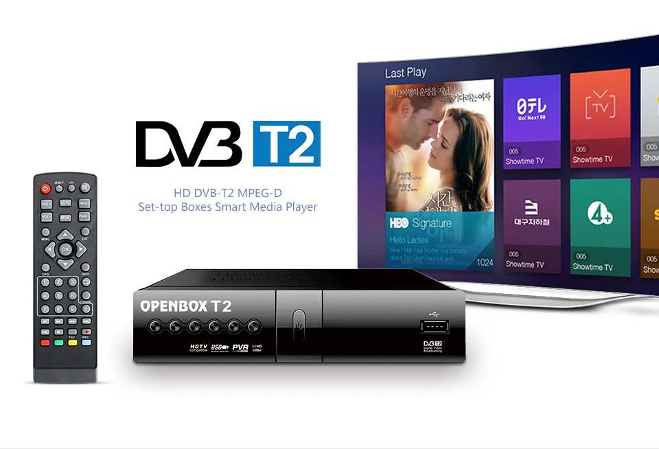 OPENBOX DVB T2 HD MPEG 4 USB T Смарт ТВ приставка цифровая ресивер для приемника Smart TV LED