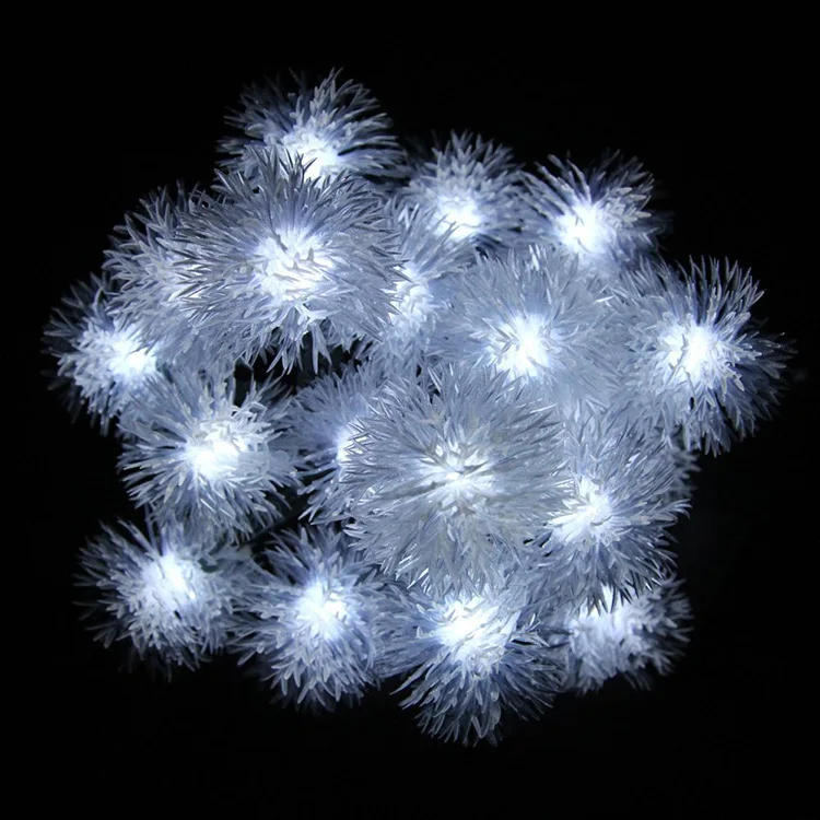 Chiclits LED Solar Lamp 20 Leds Fairy Hair Ball Garden Decoration Lights String for Yard Room Rooftop Christmas Tree Night light (3)