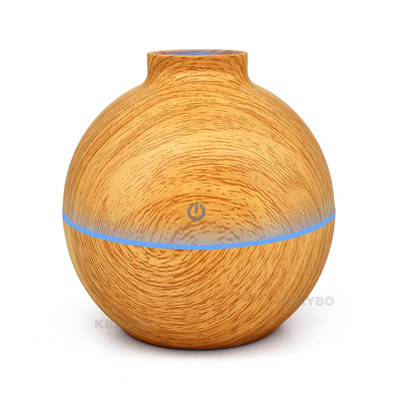 

KEBEIER 130ml USB Aroma Essential Oil Diffuser Ultrasonic Cool Mist Humidifier Air Purifier 7 Color Change LED light for Home