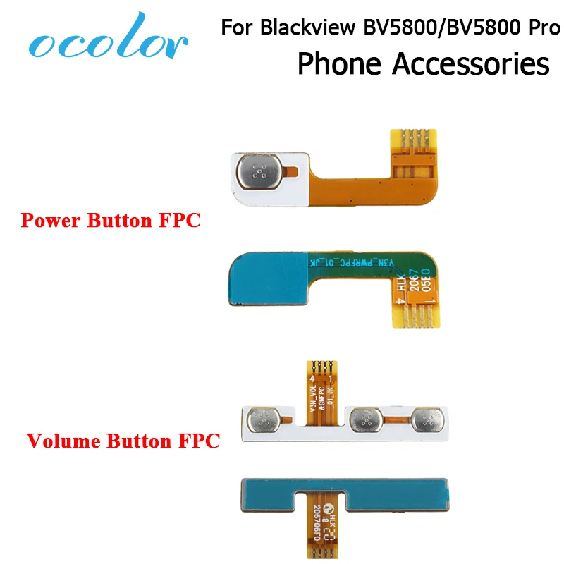 

ocolor For Blackview BV5800 BV5800 Pro Power Button Power Up/Down FPC Cable For Blackview BV5800 Pro Volume Button FPC Cable