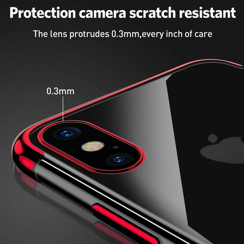 Гальванический чехол для iPhone 11 Pro 7 8 6 6s Plus 12 прозрачный мягкий силиконовый X XR XS