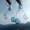 Pendientes largos de burbuja Artsy únicos para mujer, aretes colgantes largos de bola de cristal 2022 originales, pendientes de joyas, bisutería ► Foto 3/6