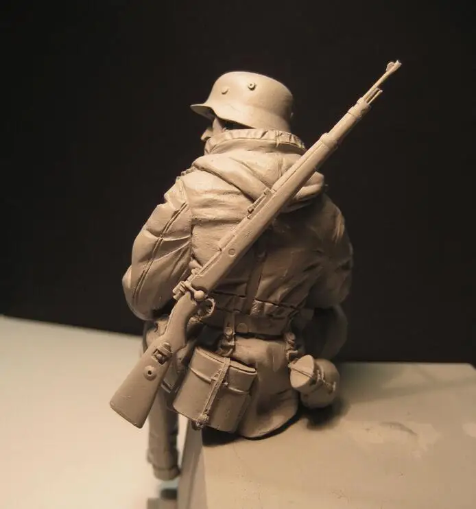 1/16 зима Panzer Rider 1943-44 полимерная фигурка солдат GK военный предмет Второй мировой войны без покрытия без цвета