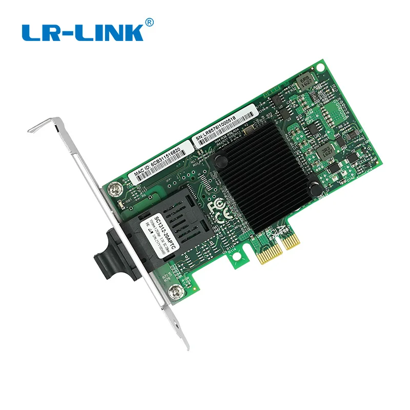LR-LINK 9260psf-lx Gigabit Ethernet сервер адаптер 1000 МБ волоконно-оптическая сетевая карта Intel 82586 совместимый E1G42EF Nic