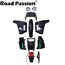 ABS Plastic Fairing Cowl Bodywork Kit Set for Honda NX250 AX-1 Sports Traverse Blue & Black New ABS Plastic Fairing Cowl Bodywork Kit Set for Honda NX250 AX-1 Sports Traverse Blue & Black New