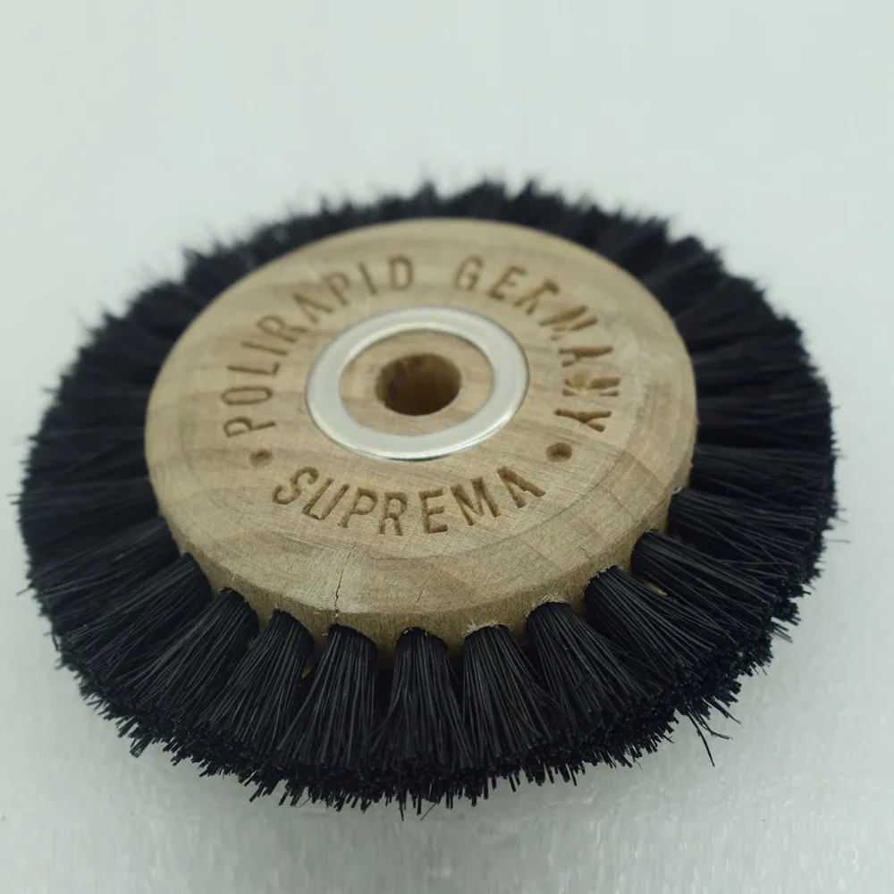 Wooden Hub wheel polishing brushes wood rotary jewellery 2c brushin