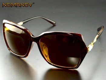 

Limited Fashion Brown Oversized Butterfly Women Polarized Sunglasses Delicate Diamond-shaped Temple Shop Party Various Occasions
