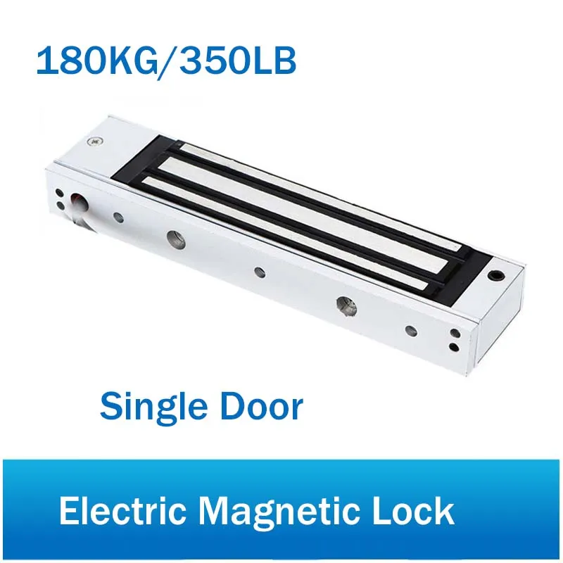 

Access Control System 180KG 12V Electronic Mgnanetic Lock 350LB Single Door Electromagnetic Lock Holding Force