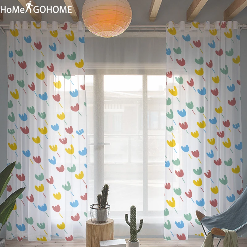 Шторы из тюля для спальни гостиной Cortinas para la sala современные окна украшения кухни
