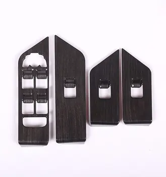 

4pcs Luxury Interior Accessory For Landrover Range Rover Evoque 2012-2017 Window lift Switch Button Frame Cover Trim Stickers