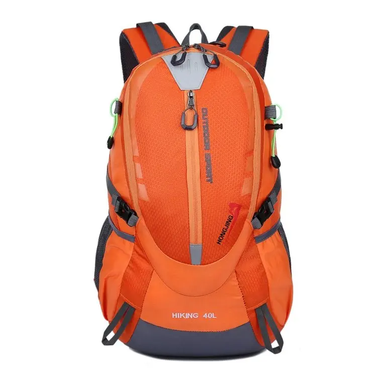 Водонепроницаемая походная сумка, походный рюкзак, походный рюкзак, дорожный рюкзак для мужчин и женщин, сумка для скалолазания - Цвет: Orange