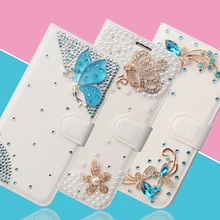 Для OnePlus 5 Чехол 3D diamond кошелек сумка для OnePlus 5 Чехол Флип кожаный блеск Mermaid Coque чехол для One Plus 5 отойти
