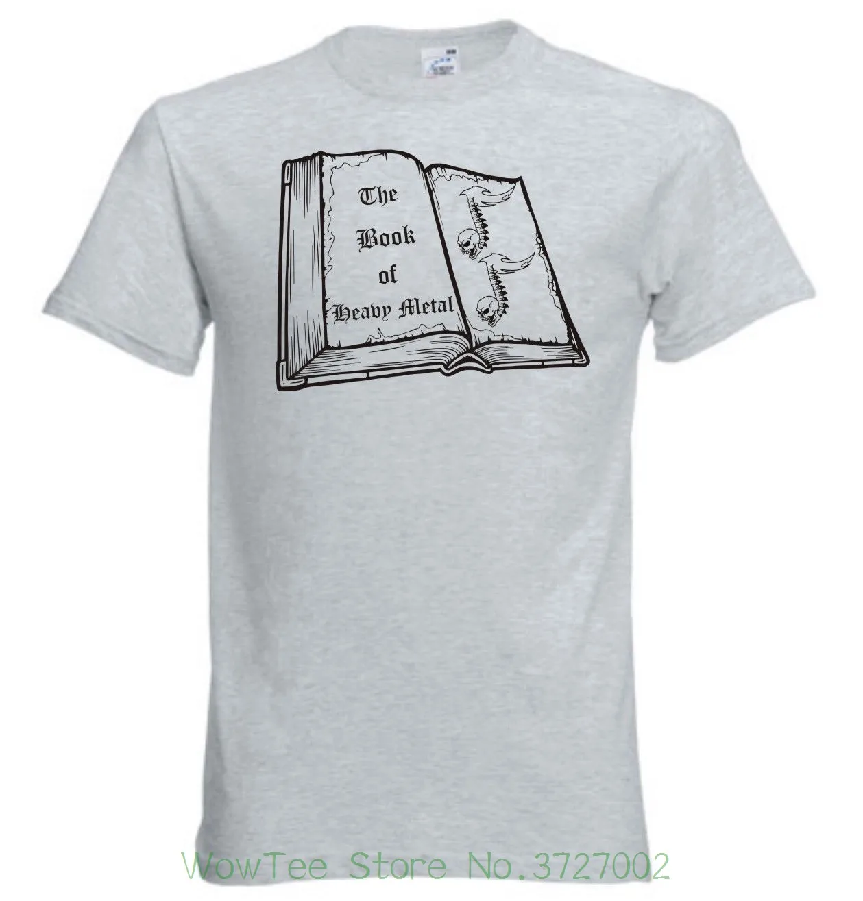 Graues T shirt Musik The Book Of Heavy Metal Gk007 Fashion Print Tshirt Plus Sizein TShirts