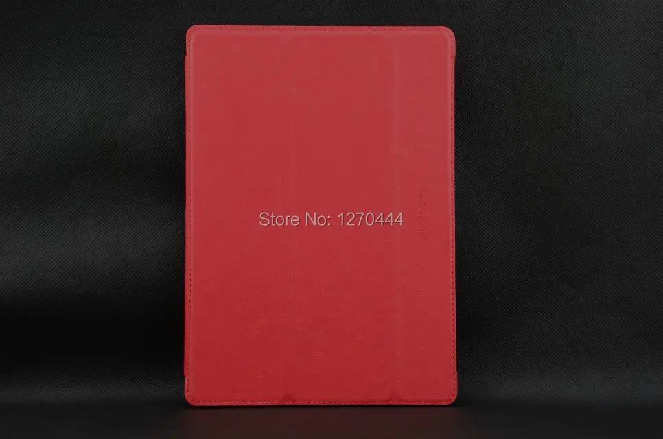 

For samsung galaxy tab pro10.1/T520/T521 tablet three fold leather flip stents case Car line voltage tab3 book cover cases+Pen