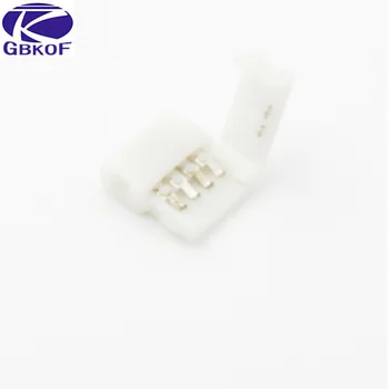 

2835 5050 LED Strip Connectors 2pin 8mm / 2pin 10mm / 4pin 10mm Free Welding Connector 5pcs/lot for strip to strip connection