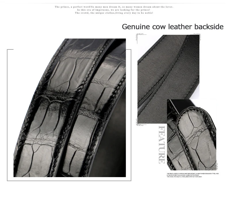 McParko роскошный ремень из натуральной крокодиловой кожи, мужской ремень из кожи аллигатора, благородный ремень из нержавеющей стали с пряжкой из козьей кожи, поясной ремень