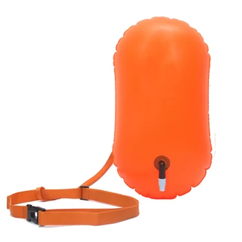 

PVC Lightweight Thickening Swimming Buoy Safety Float Air Dry Bag Tow Float Swimming Inflatable Flotation Bag Swimming Aid Bag