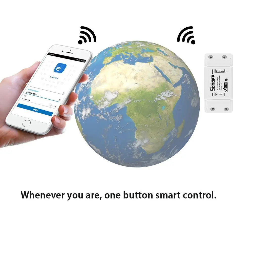 Умный переключатель Wi-Fi таймер для настенной розетки дистанционное управление для смартфона