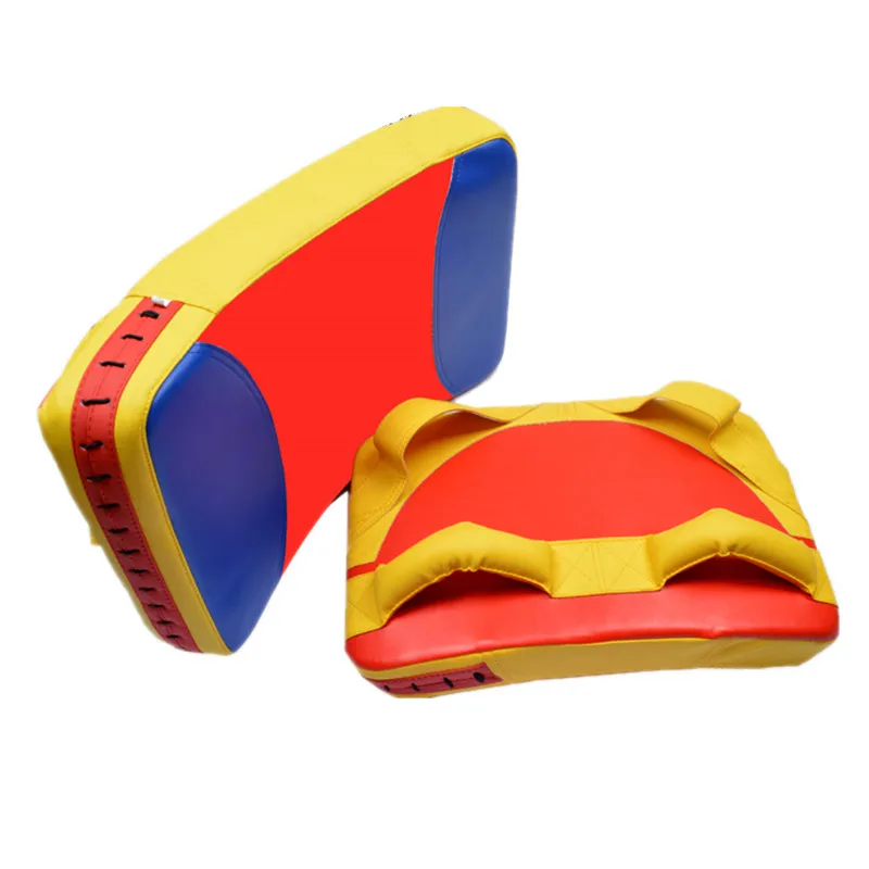 

PU Boxing Shield Target Sanda Round Heavy Fighting Training Chest Protection Target Taekwondo Foot Punching Curve Focus Pads