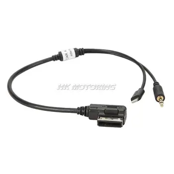 

For iPhone 5 5s 5c 6 & 6 plus Music Interface AMI AUX Cable fit For Audi 2009-2014