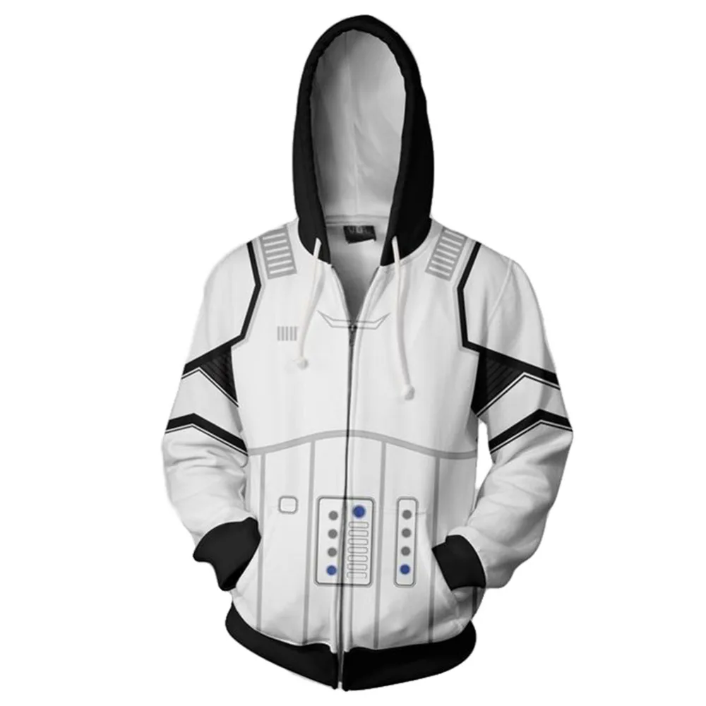 Толстовка Star Storm Trooper куртка на молнии свитшот с капюшоном пуловер | Тематическая