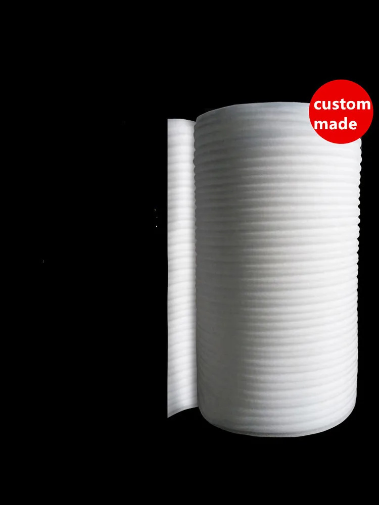 

Custom Made EPE Air Cushion Membrane Anti-vibration Pad Packaging Foam Expanded Polystyrene 0.5/1/2/3/5mm x 50cm Thick White