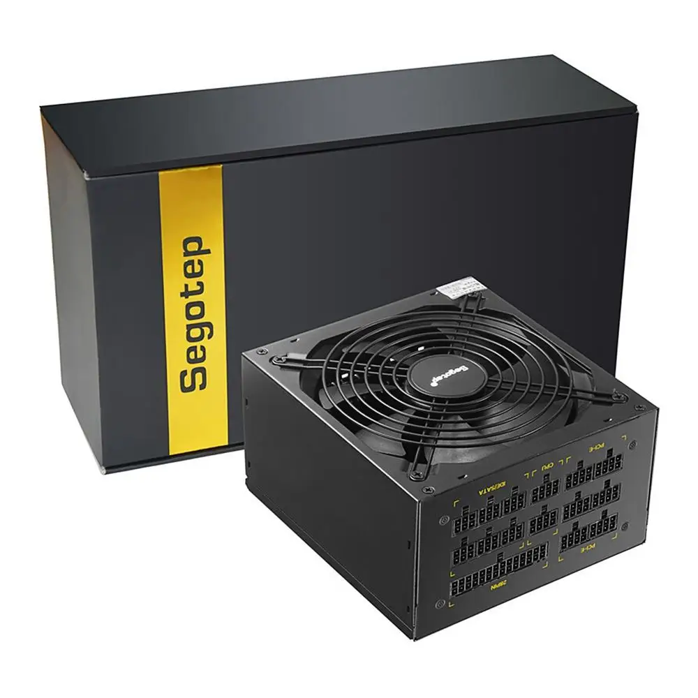 

1250W GP1350G Full Modular ATX PC Computer Mining Power Supply Gaming PSU For AMD Crossfire Active PFC 93.8% Efficiency 80Plus
