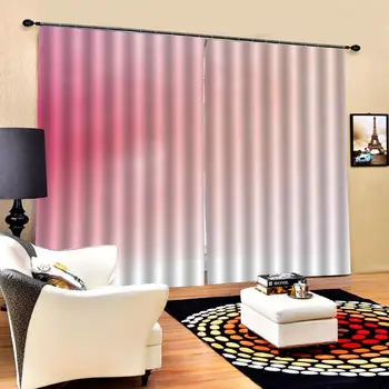 

girls curtains Luxury Blackout 3D Window Curtain For Living Room Bedroom Drapes Rideaux Cortinas Customized size pink curtain