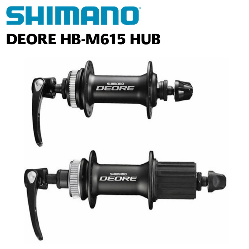 SHIMANO DEORE HB-M615 front bike wheel hub 32 black 
