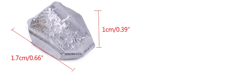 10g 0.35oz 99.995 Pure Indium Metal Bar Blocks Ingots Element Sample Experiments 
