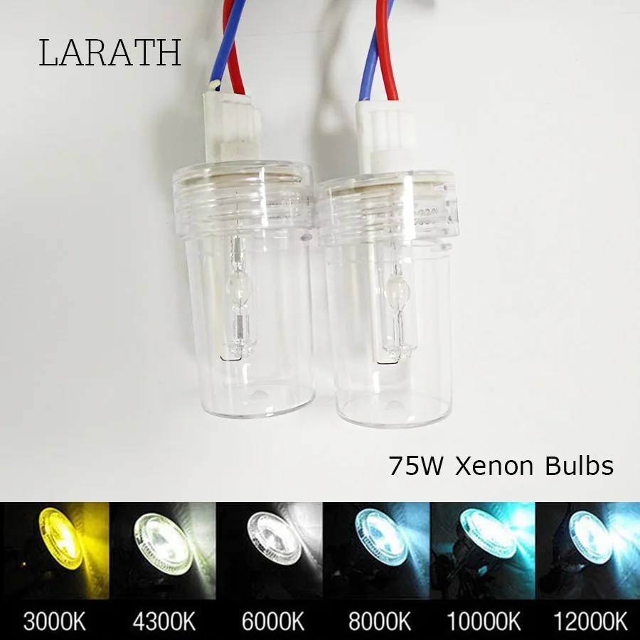 12V 75W 9006 10000k Super Light HID Xenon Bulbs Car Headlight Lamp
