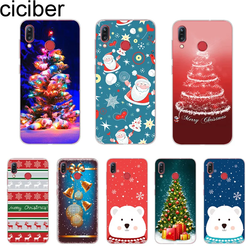 

ciciber Cover For ASUS Zenfone 4 Max Plus Pro ZC520KL ZC554KL Max Plus M1 ZB555KL ZB570TL Phone Cases Soft TPU Merry Christmas
