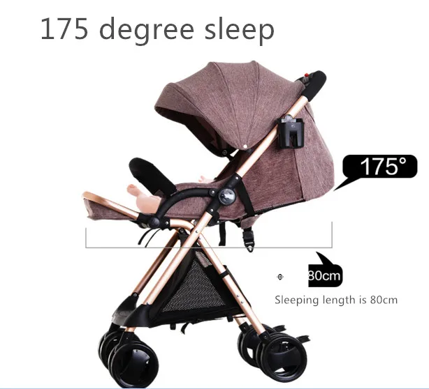 

5.6kg 175 degree sleep Baby stroller light folding shock absorbers child baby stroller