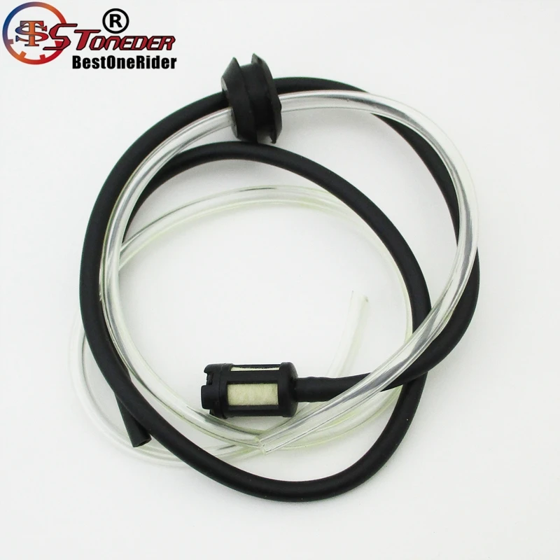 STONEDER Gas Inline Fuel Hose Tube Filter Pipe For Chinese 43cc 49cc 2 Stroke Scooter Mini Moto Chooper Pocket Bike