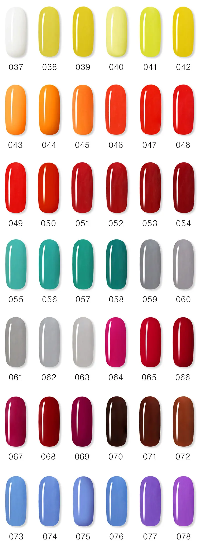 new Gel Addiction 108 colors soak off UV/LED gel polish base and top coat 12ml You can choose 6 different colors