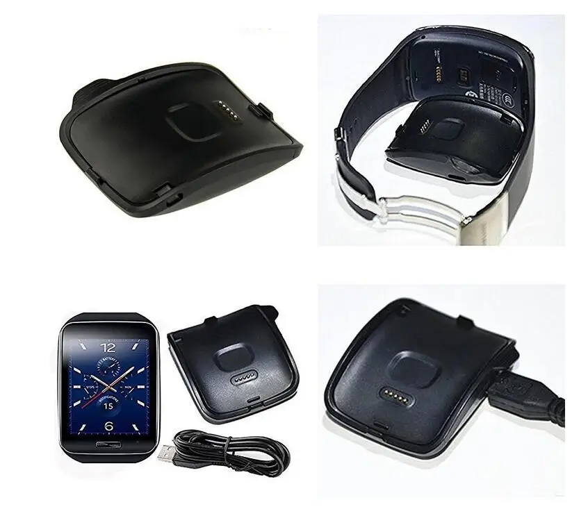 Зарядная док станция с USB кабелем для Samsung Galaxy Gear Fit S R750 R 750 50 шт.|Смарт-аксессуары| |