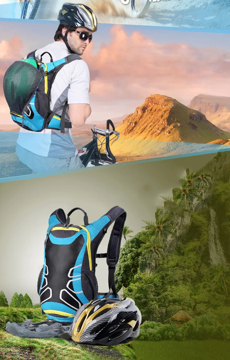 15l ciclismo sacos de basquete malha mochila