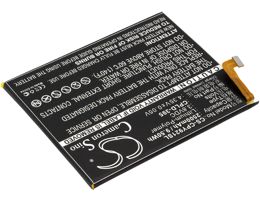 Аккумулятор Cameron Sino 2500 мАч для смартфона Coolpad Fengshang Pro 2 Dual SIM Torino R108