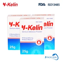 Y-Kelin ատամնաբուժական սոսինձ փոշի 10 գ * 8 շիշ