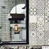 Retro azulejos pegatinas de pared para cuarto de baño cocina azulejo pegatinas de pared adhesivo a prueba de agua pegatinas Pared de PVC cocina la línea de la cintura ► Foto 2/6