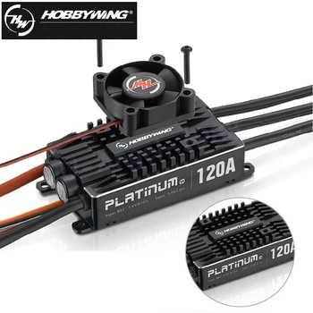 

1pcs Original RC ESC Hobbywing Platinum Pro V4 120A 3-6S Lipo BEC Empty Mold Brushless ESC for RC Drone Aircraft Helicopter